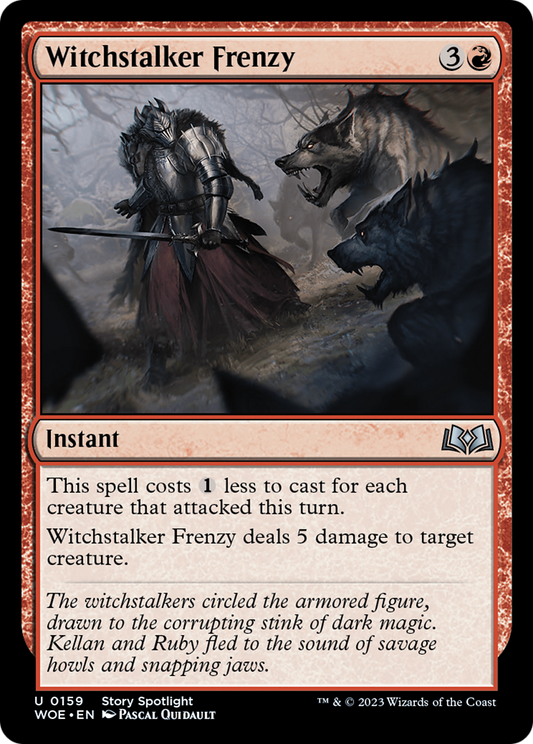Witchstalker Frenzy (WOE-159) (Foil)