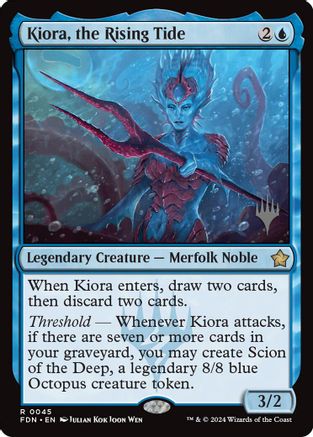 Kiora, the Rising Tide (PPEOE-045) (Foil)