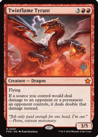 Twinflame Tyrant (PPEOE-097) (Foil)
