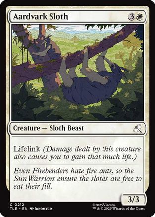 Aardvark Sloth (TLE-212) (Foil)
