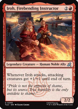Iroh, Firebending Instructor (TLE-240) (Foil)