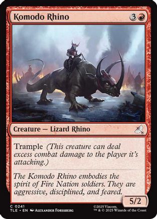 Komodo Rhino (TLE-241) (Foil)