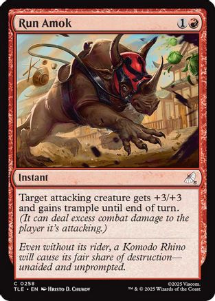 Run Amok (TLE-258) (Foil)