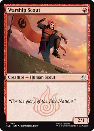 Warship Scout (TLE-244) (Foil)