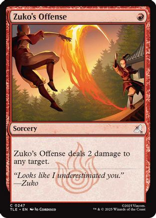 Zuko's Offense (TLE-247) (Foil)