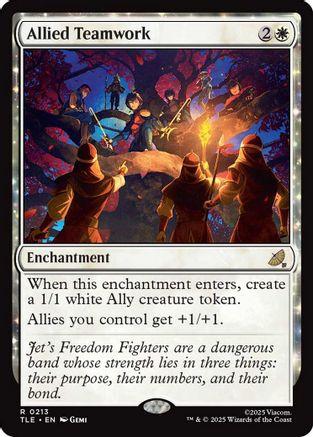 Allied Teamwork (TLE-213) (Foil)