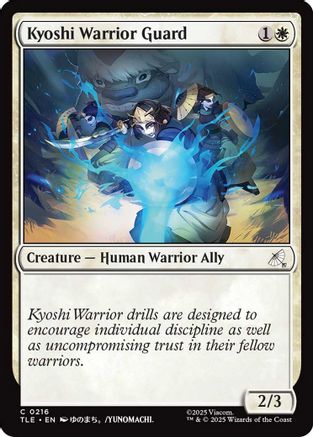 Kyoshi Warrior Guard (TLE-216) (Foil)