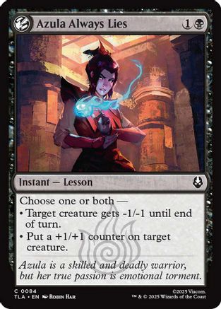 Azula Always Lies (TLA-084) (Foil)