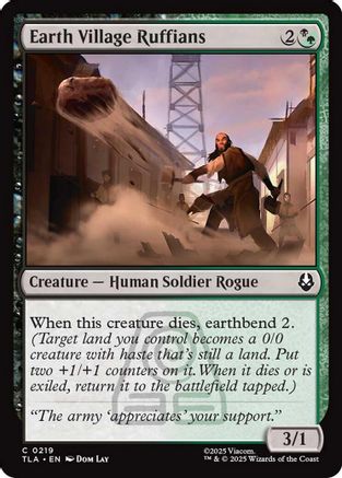 Earth Village Ruffians (TLA-219) (Foil)