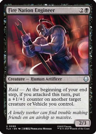 Fire Nation Engineer (TLA-099) (Foil)