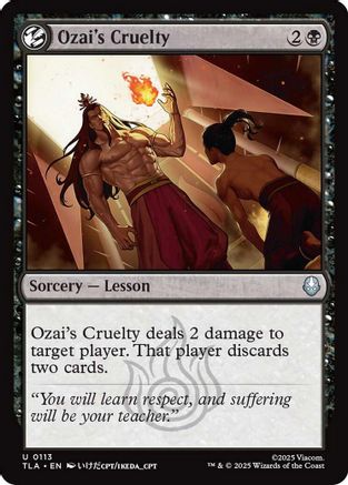 Ozai's Cruelty (TLA-113) (Foil)