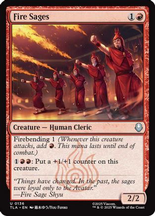 Fire Sages (TLA-136) (Foil)