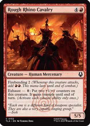 Rough Rhino Cavalry (TLA-152) (Foil)