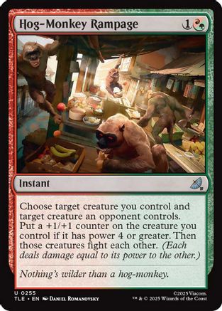 Hog-Monkey Rampage (TLE-255) (Foil)