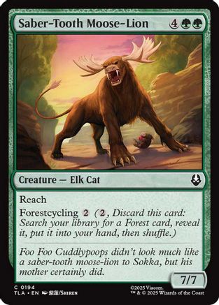 Saber-Tooth Moose-Lion (TLA-194) (Foil)