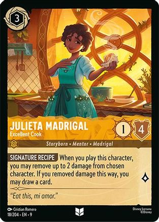 Julieta Madrigal - Excellent Cook (9-018) (Cold Foil)