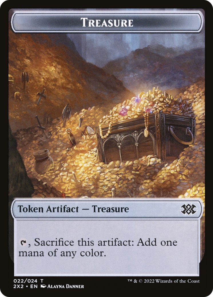 Boar // Treasure Double-Sided Token (T2X2-15 // 22)