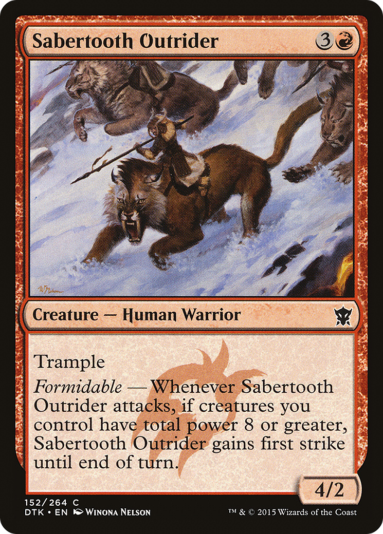 Sabertooth Outrider (DTK-152)