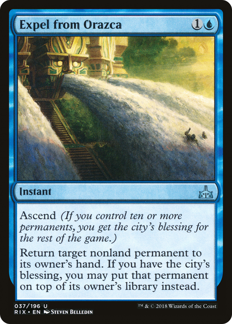 Expel from Orazca (RIX-037) (Foil)