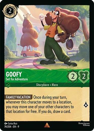 Goofy - Set for Adventure (9-074) (Cold Foil)