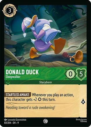 Donald Duck - Sleepwalker (9-083) (Cold Foil)