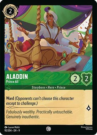 Aladdin - Prince Ali (9-092)