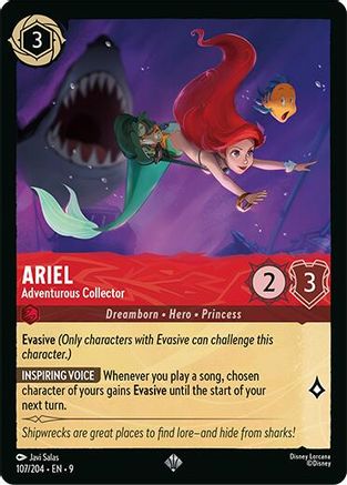 Ariel - Adventurous Collector (9-107) (Cold Foil)