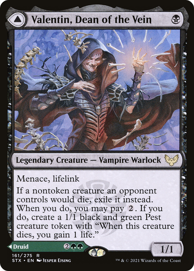Valentin, Dean of the Vein // Lisette, Dean of the Root (STX-161) (Foil)