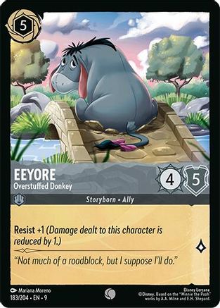 Eeyore - Overstuffed Donkey (9-183) (Cold Foil)