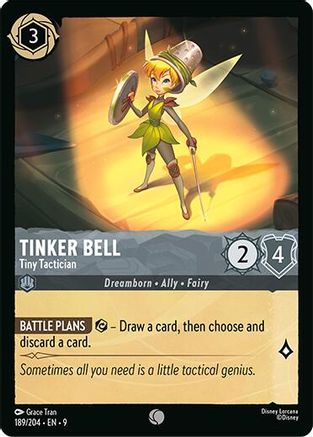 Tinker Bell - Tiny Tactician (9-189) (Cold Foil)