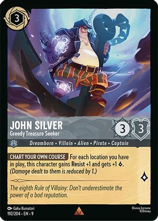 John Silver - Greedy Treasure Seeker (9-192)