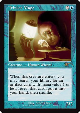 Trinket Mage (Retro Frame) (WPN-001) (Foil)