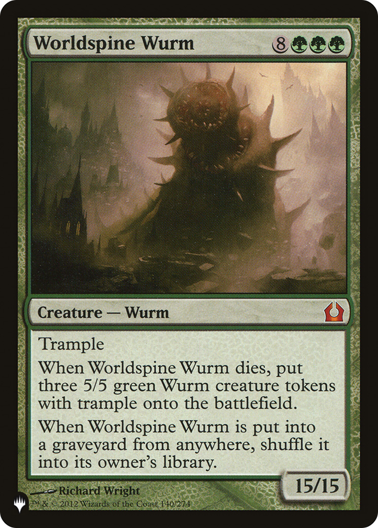 Worldspine Wurm (LIST-RTR-140)