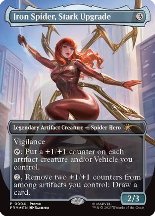 Iron Spider, Stark Upgrade (Borderless) (MEDIA-004) (Foil)