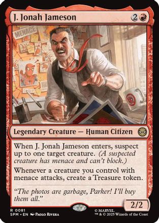 J. Jonah Jameson (SPM-081) (Foil)