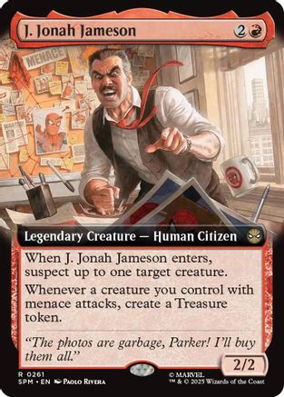 J. Jonah Jameson (Extended Art) (SPM-261) (Foil)