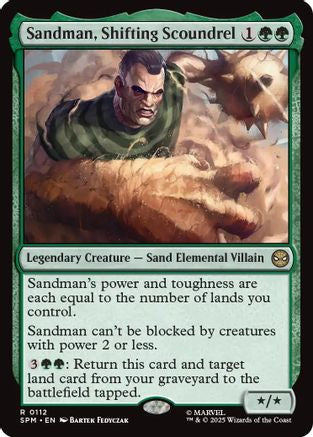 Sandman, Shifting Scoundrel (SPM-112) (Foil)