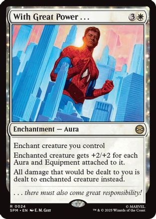 With Great Power... (SPM-024) (Foil)