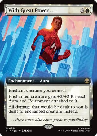 With Great Power... (Extended Art) (SPM-248) (Foil)