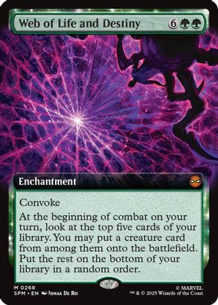 Web of Life and Destiny (Extended Art) (SPM-268) (Foil)