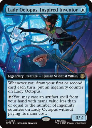 Lady Octopus, Inspired Inventor (Extended Art) (SPM-252) (Foil)