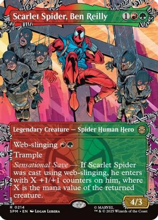 Scarlet Spider, Ben Reilly (Borderless) (SPM-214)