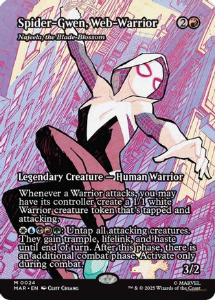 Spider-Gwen, Web-Warrior - Najeela, the Blade-Blossom (MAR-024)