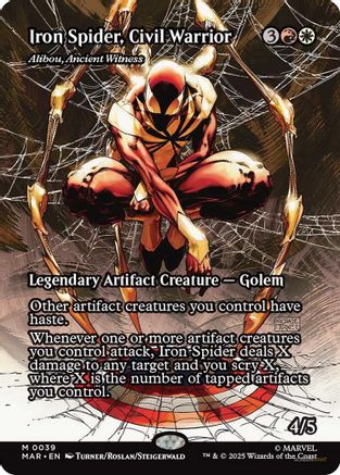 Iron Spider, Civil Warrior - Alibou, Ancient Witness (MAR-039)
