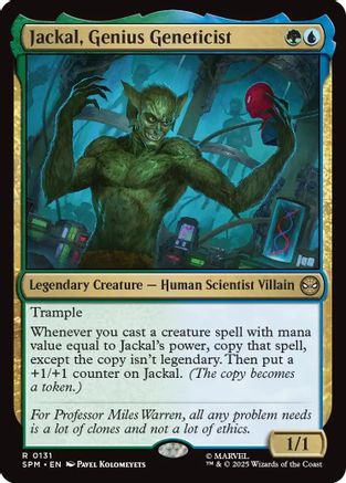 Jackal, Genius Geneticist (SPM-131)