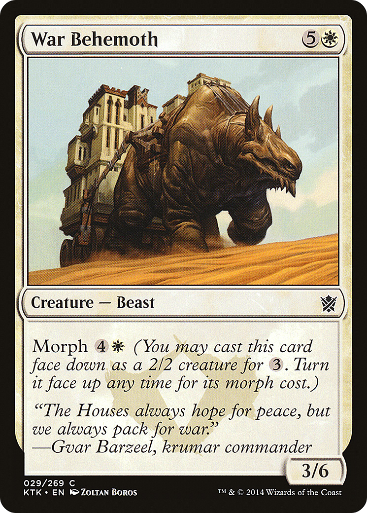 War Behemoth (KTK-029)