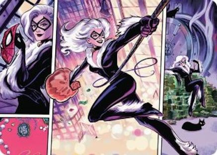 Black Cat, Cunning Thief Art Card (AASPM-044)