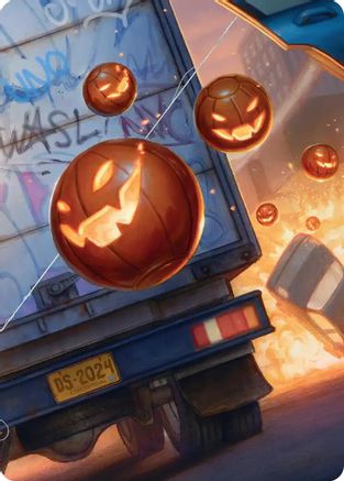 Pumpkin Bombs Art Card (AASPM-)