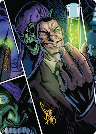 Norman Osborn Art Card (Gold-Stamped Signature) (AASPM-043)