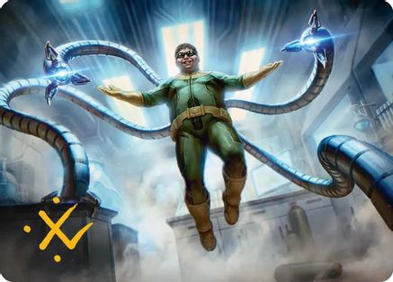Doctor Octopus, Master Planner Art Card (25/54) (Gold-Stamped Signature) (AASPM-025)